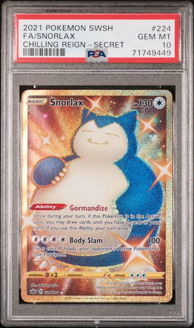 Snorlax (224/198) PSA 10 - [Graded]