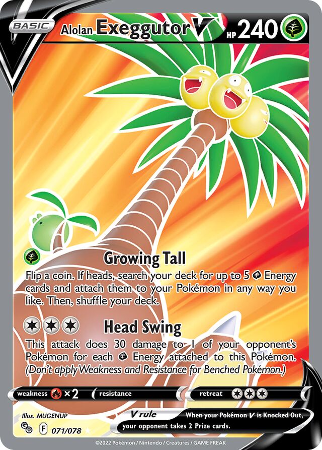 Alolan Exeggutor V (071/078) - [Pokémon Go!]
