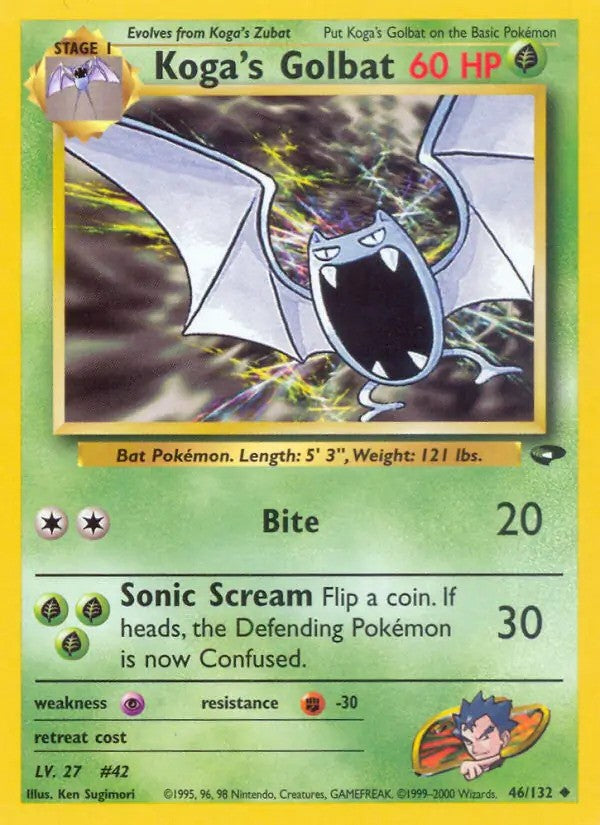 Koga's Golbat Unlimited (46/132) - [Gym Challenge]