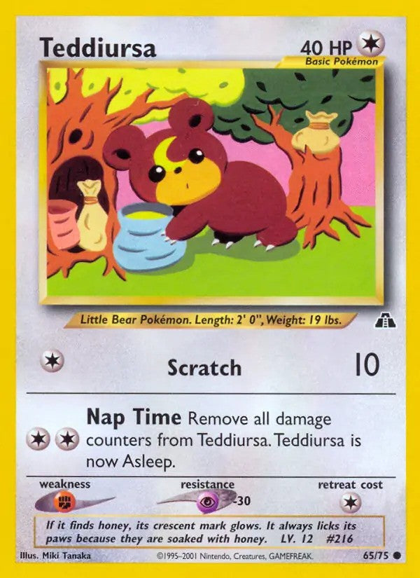 Teddiursa Unlimited (65/75) - [Neo Discovery]