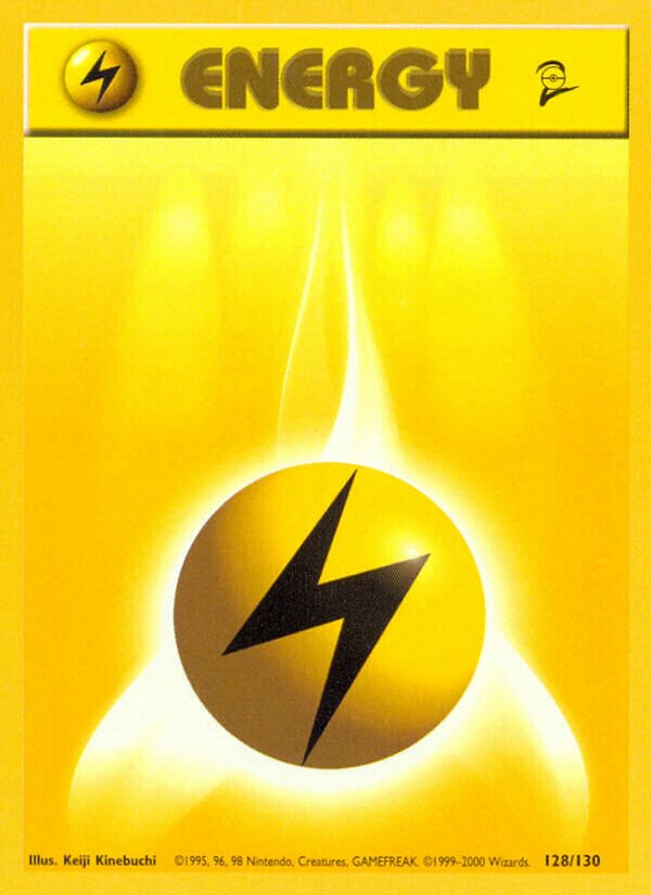 Lightning Energy (128/130) - [Base Set 2]