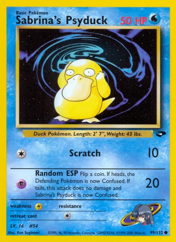 Sabrina's Psyduck Unlimited (99/132) - [Gym Challenge]