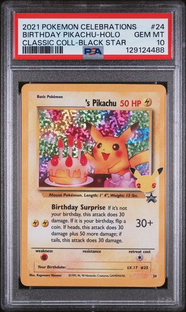 ______'s Pikachu (24/53) PSA 10 - [Graded]