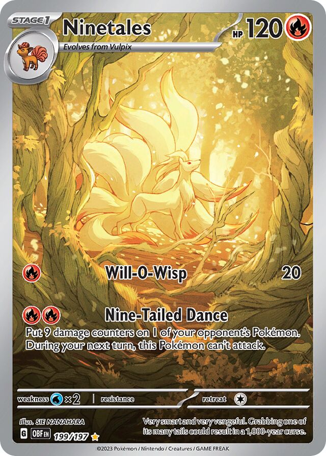 Ninetales (199/197) - [Obsidian Flames]