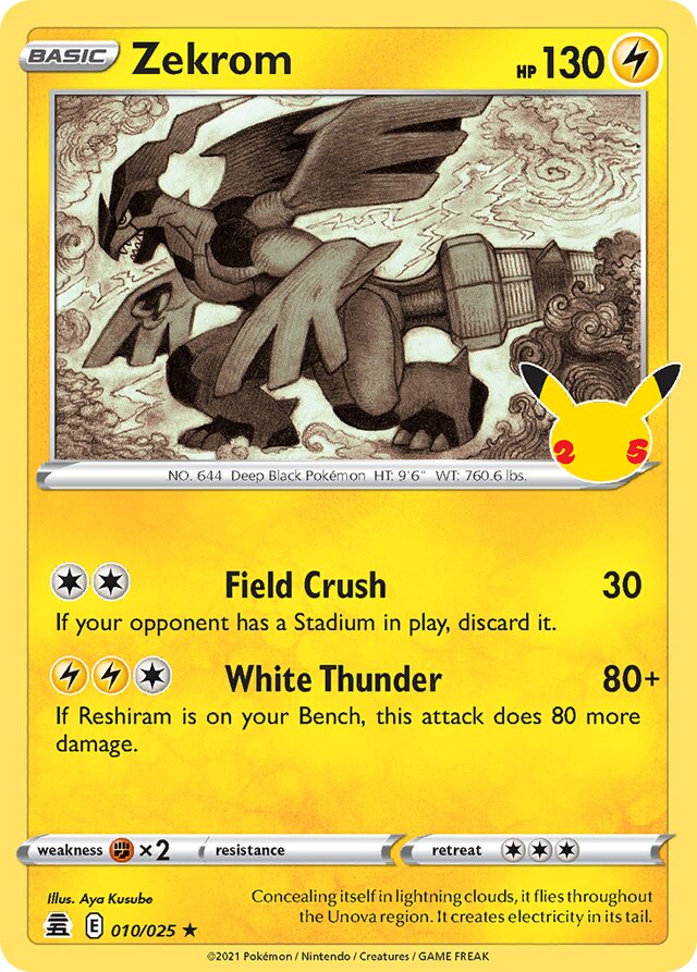 Zekrom (010/025) - [Celebrations: 25th Anniversary]