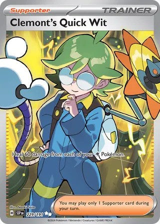 Clemont's Quick Wit (229/191) - [Surging Sparks]