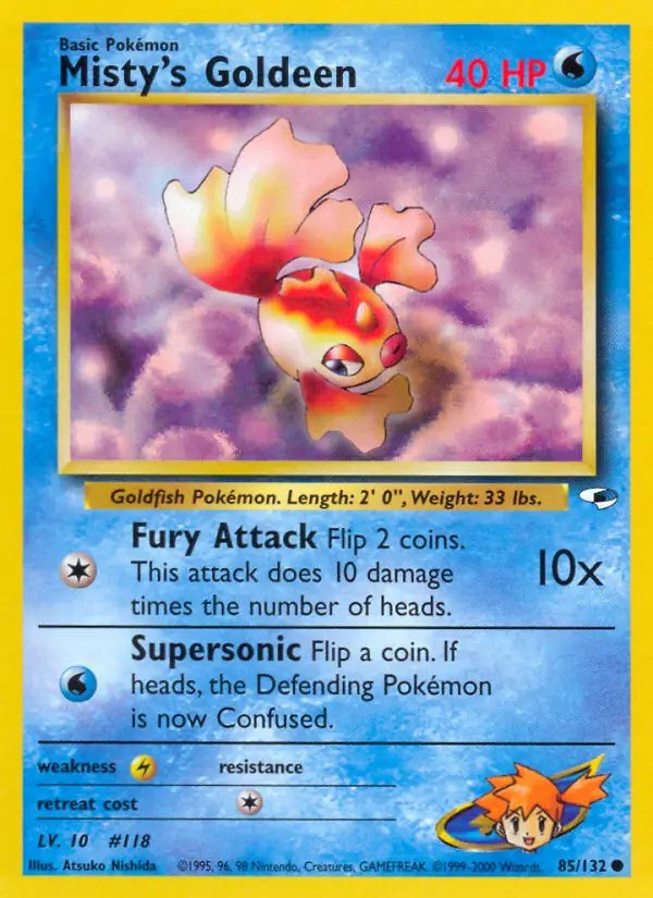 Misty's Goldeen Unlimited (85/132) - [Gym Heroes]