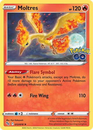 Moltres (012/078) - [Pokémon Go!]