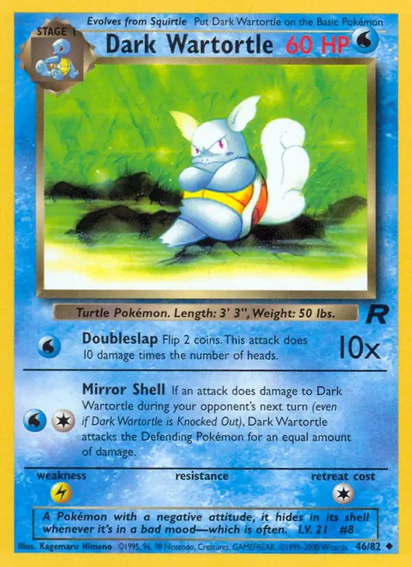 Dark Wartortle Unlimited (46/82) - [Team Rocket]