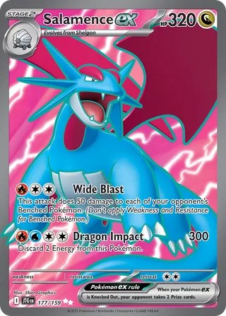 Salamence ex (177/159) - [Journey Together]