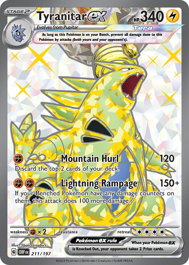 Tyranitar ex (211/197) - [Obsidian Flames]