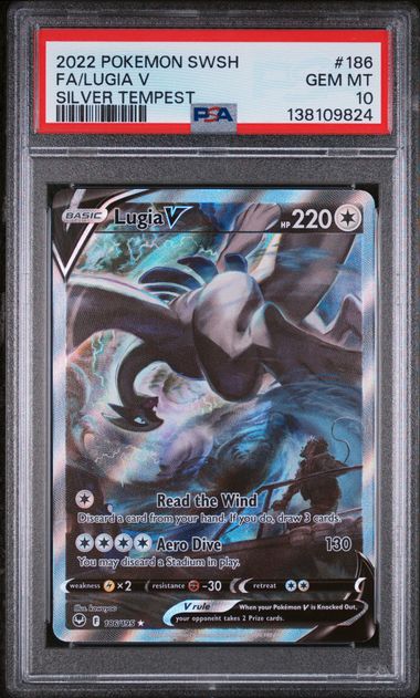 Lugia V (186/195) PSA 10 - [Graded]