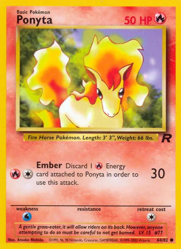 Ponyta Unlimited (64/82) - [Team Rocket]