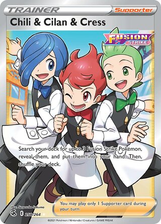 Chili & Cilan & Cress (258/264) - [Fusion Strike]