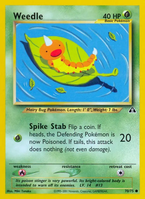 Weedle Unlimited (70/75) - [Neo Discovery]