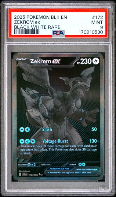 Zekrom ex (172/086) PSA 9 - [Graded]