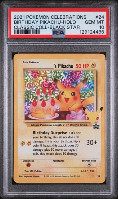 ______'s Pikachu (24/53) PSA 10 - [Graded]