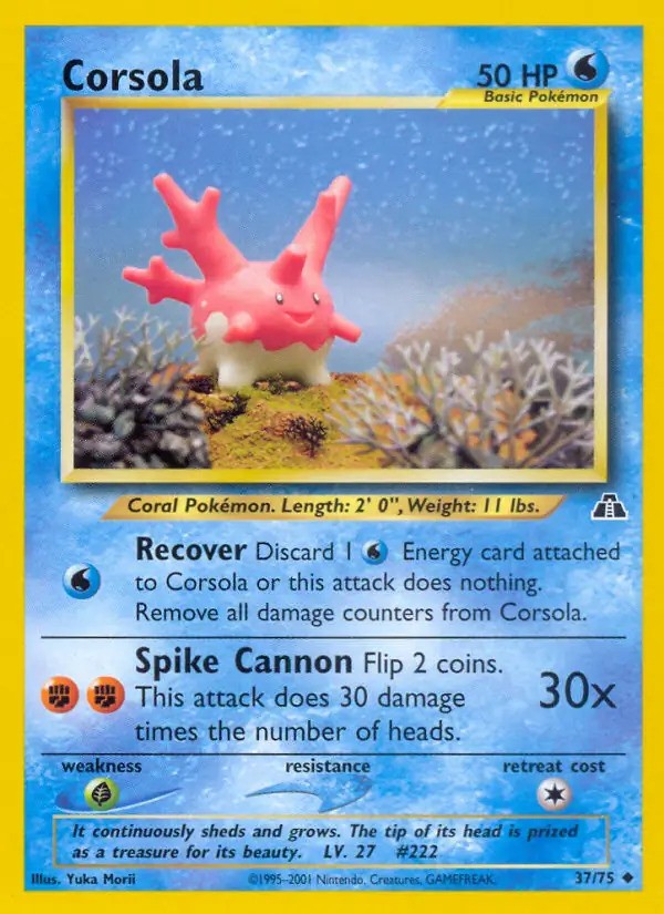 Corsola Unlimited (37/75) - [Neo Discovery]