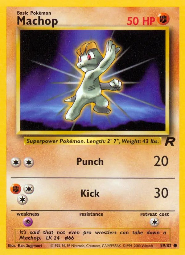 Machop Unlimited (59/82) - [Team Rocket]