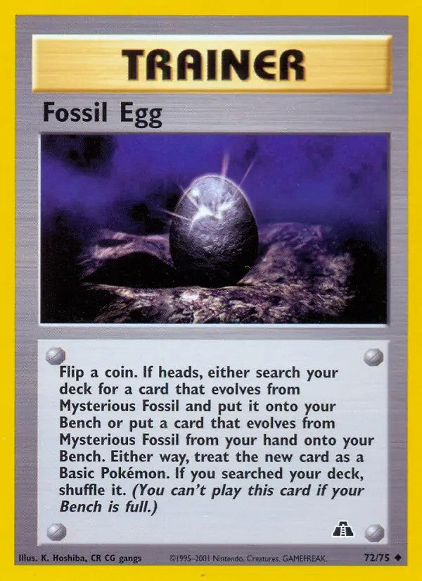 Fossil Egg Unlimited (72/75) - [Neo Discovery]