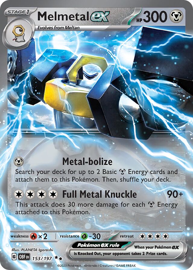 Melmetal ex (153/197) - [Obsidian Flames]