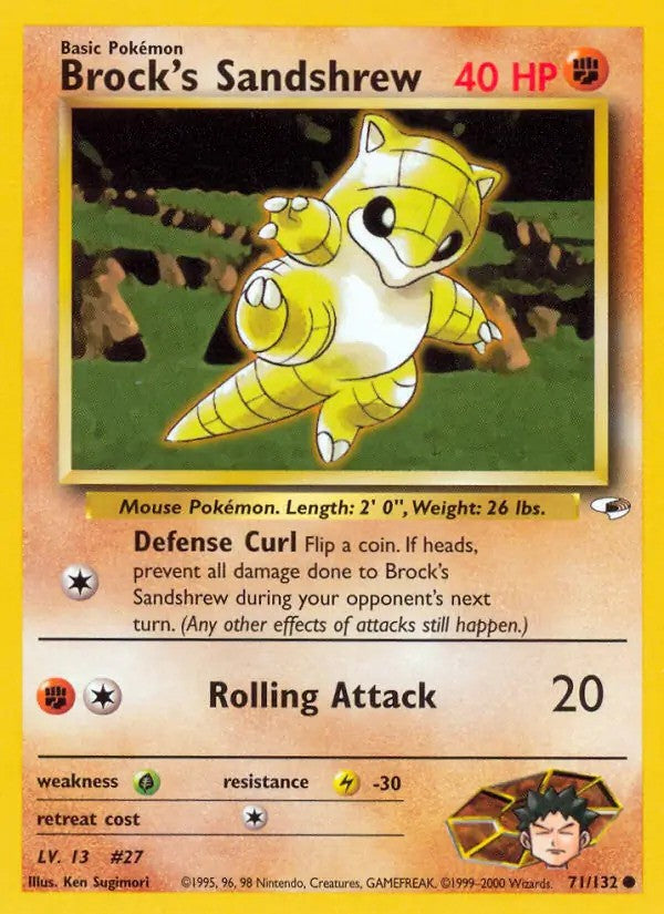Brock's Sandshrew Unlimited (71/132) - [Gym Heroes]
