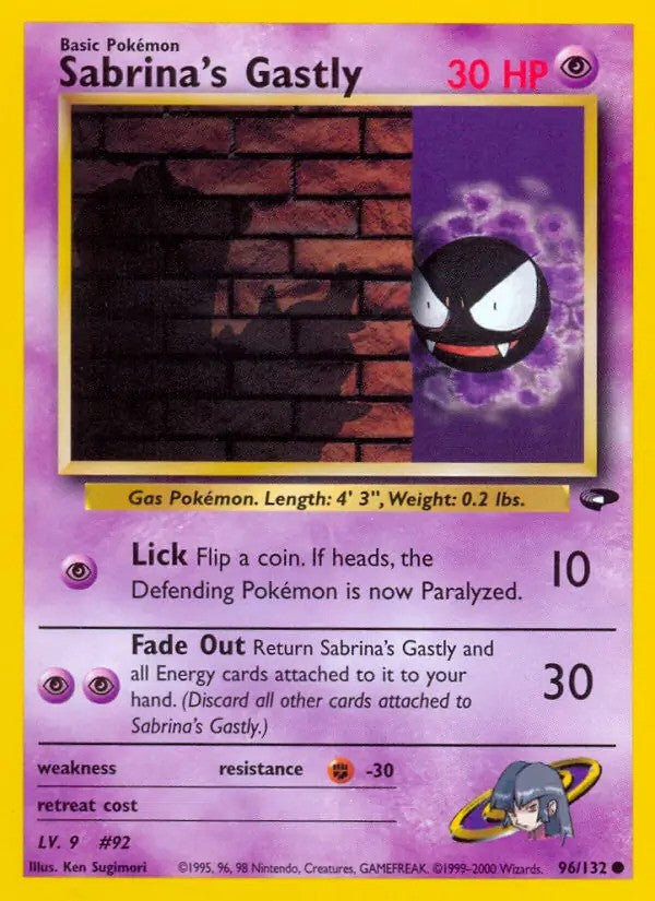 Sabrina's Gastly Unlimited (96/132) - [Gym Challenge]