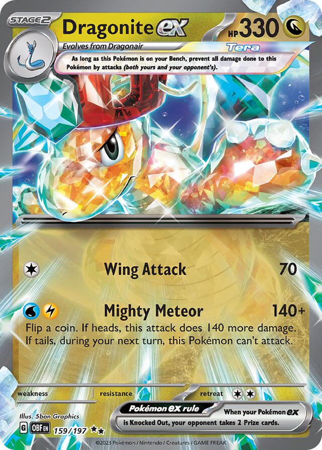 Dragonite ex (159/197) - [Obsidian Flames]