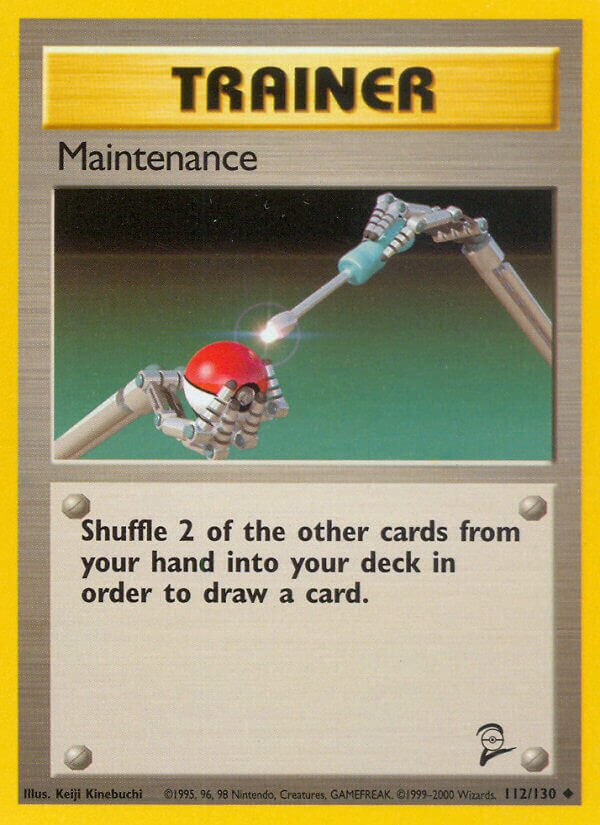 Maintenance (112/130) - [Base Set 2]