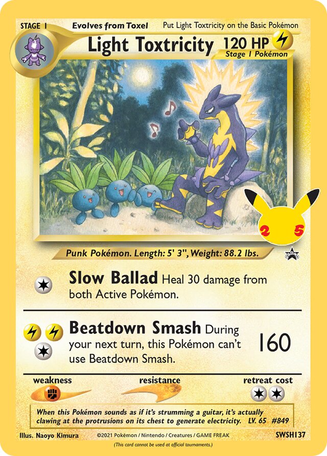 Light Toxtricity (SWSH 137) - [Sword & Shield Promos]