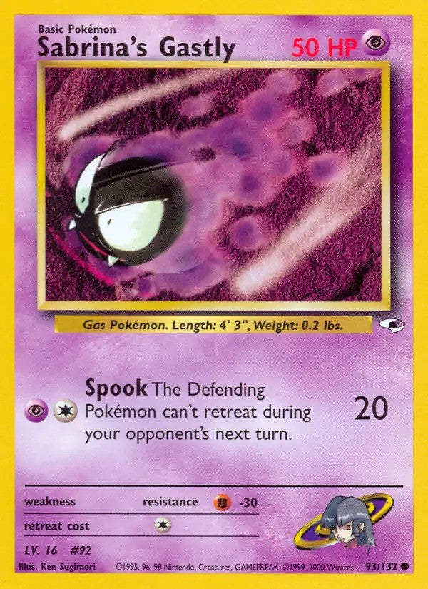 Sabrina's Gastly Unlimited (93/132) - [Gym Heroes]