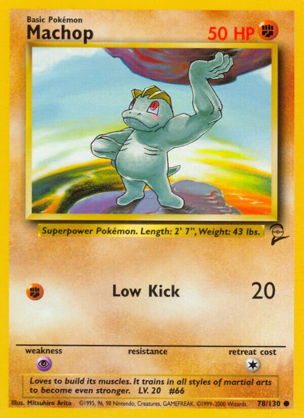 Machop (78/130) - [Base Set 2]