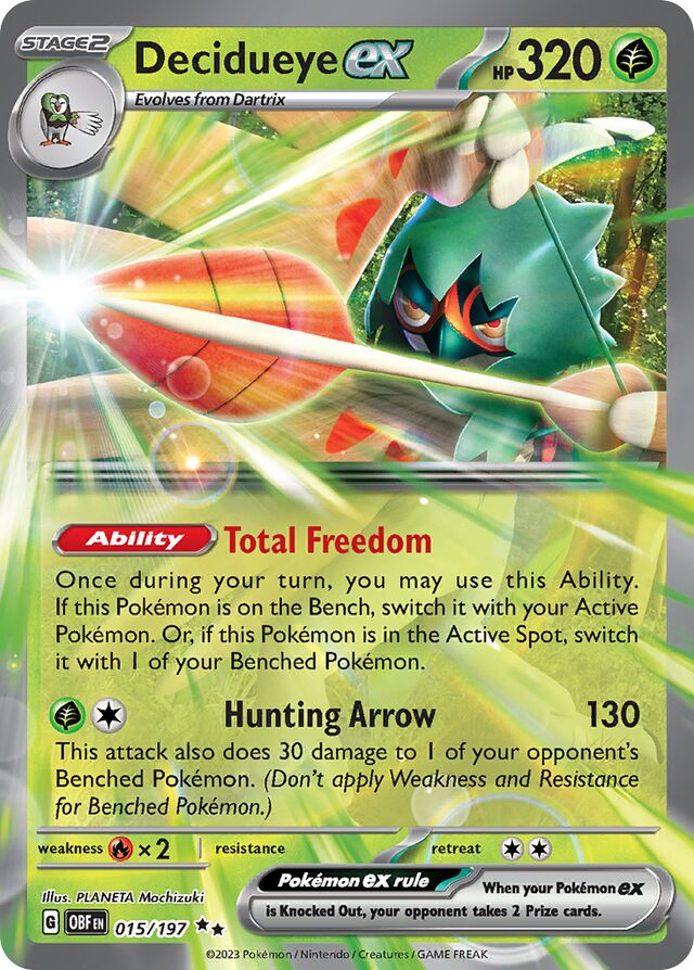 Decidueye ex (015/197) - [Obsidian Flames]