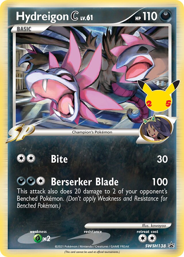 Hydreigon C lv.61 (SWSH 138) - [Sword & Shield Promos]