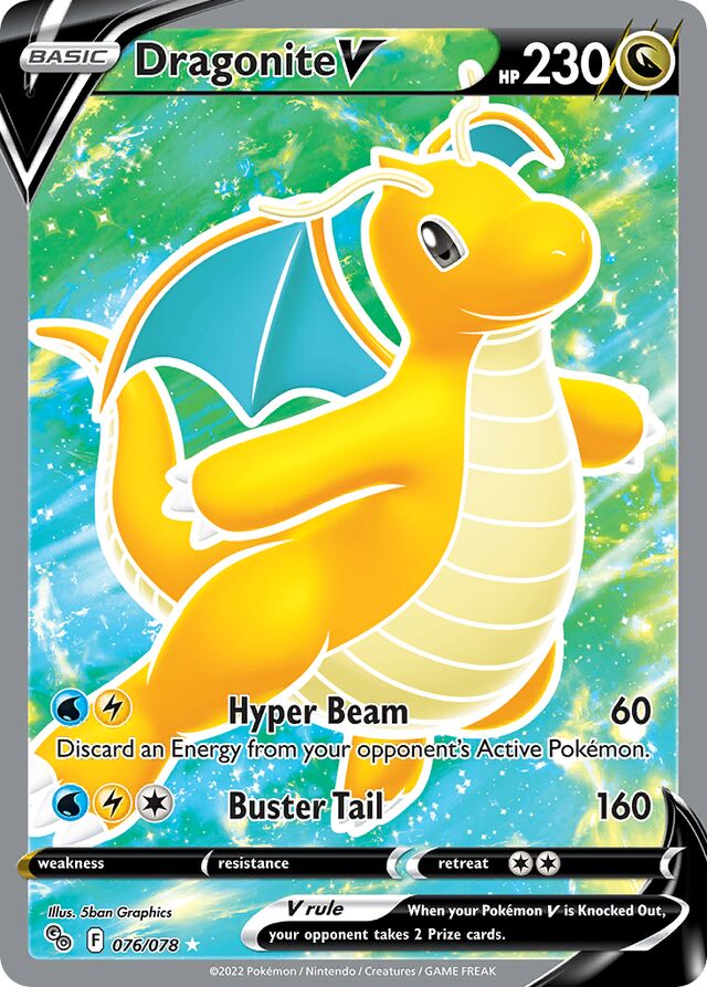 Dragonite V (076/078) - [Pokémon Go!]