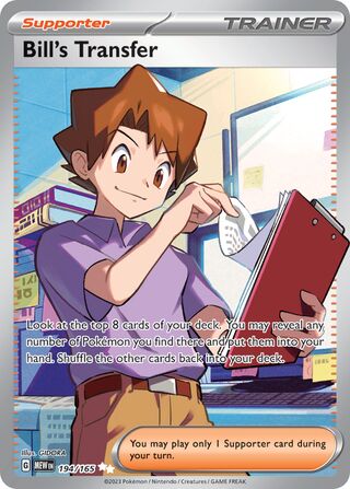 Bill's Transfer (194/165) - [Scarlet & Violet 151]