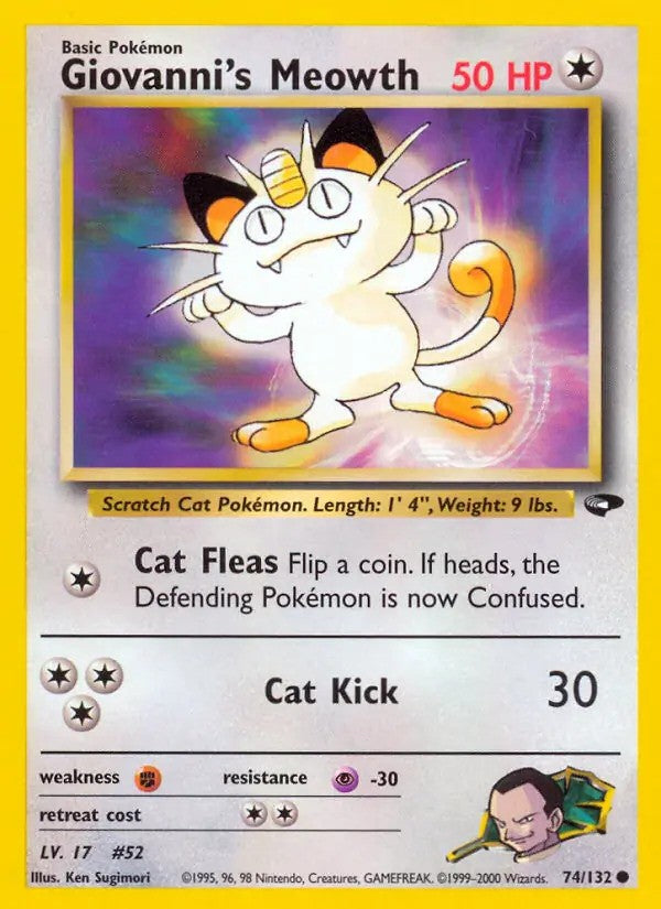 Giovanni's Meowth Unlimited (74/132) - [Gym Challenge]