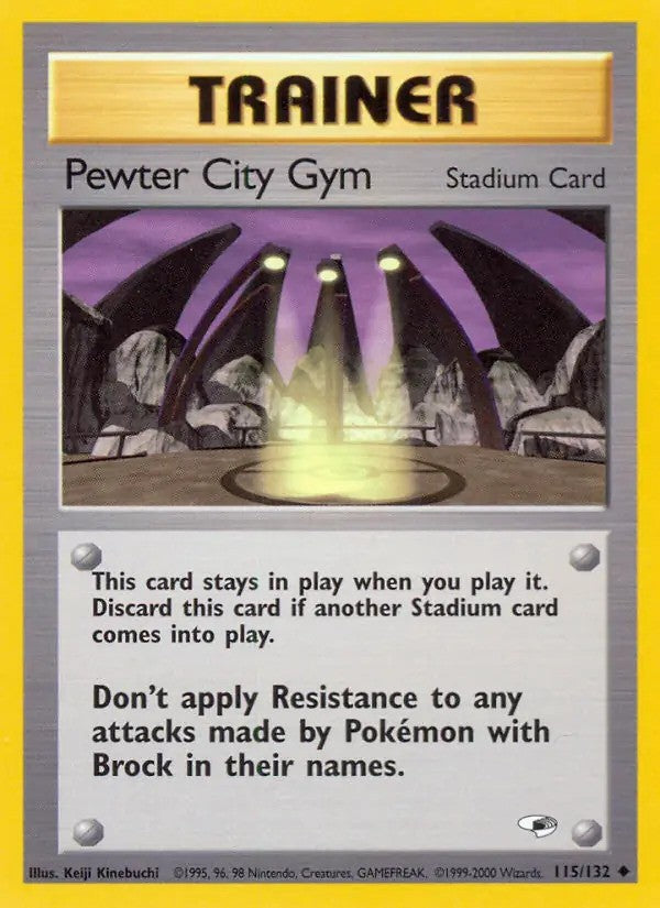 Pewter City Gym Unlimited (115/132) - [Gym Heroes]