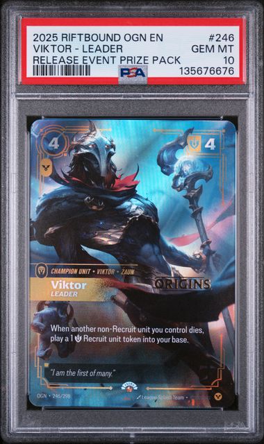 Viktor - Leader Prize Pack (246/298) PSA 10 - [Riftbound Graded]