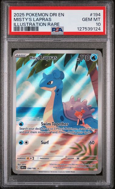 Misty's Lapras (194/182) PSA 10 - [Graded]