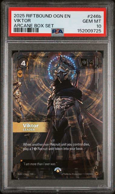 Viktor - Leader Arcane Box Set (246b/298) PSA 10 - [Riftbound Graded]
