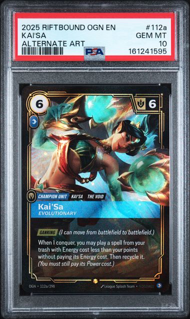 Kai'Sa - Evolutionary (112a/298) PSA 10 - [Riftbound Graded]