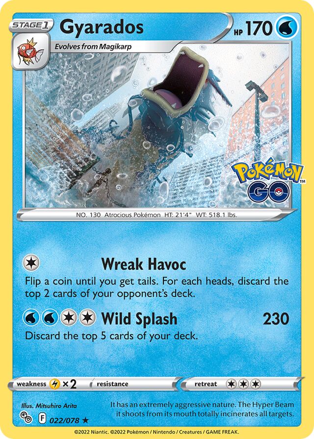 Gyarados Holo (022/078) - [Pokémon Go!]