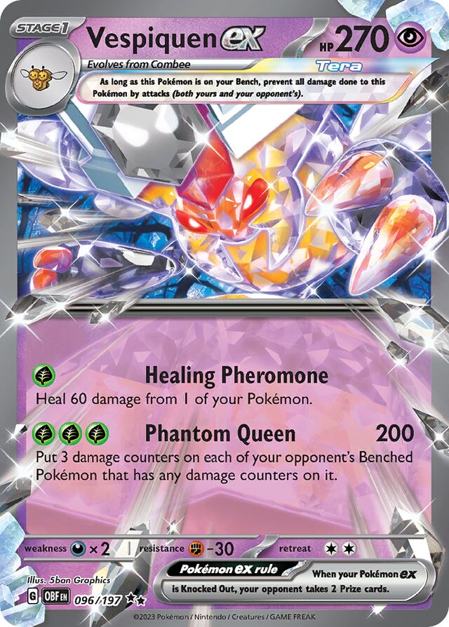 Vespiquen ex (096/197) - [Obsidian Flames]