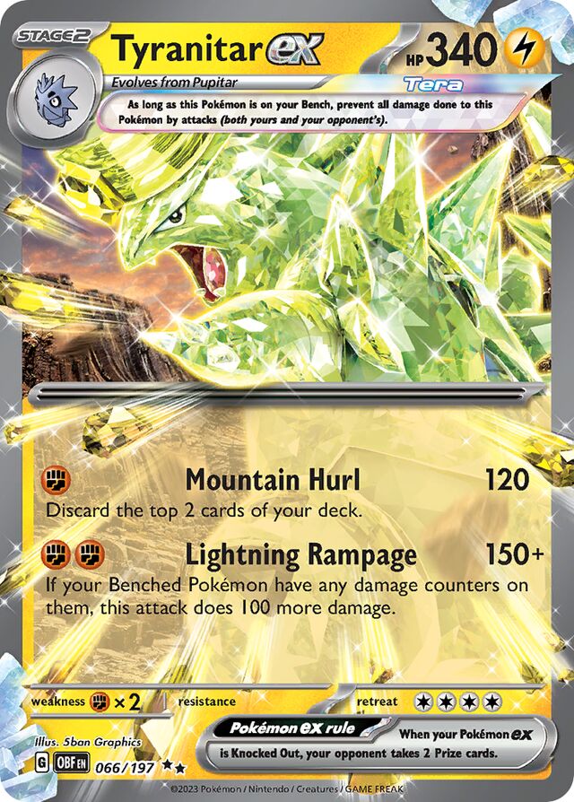 Tyranitar ex (066/197) - [Obsidian Flames]