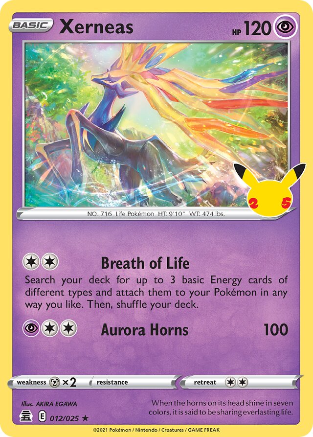 Xerneas (012/025) - [Celebrations: 25th Anniversary]