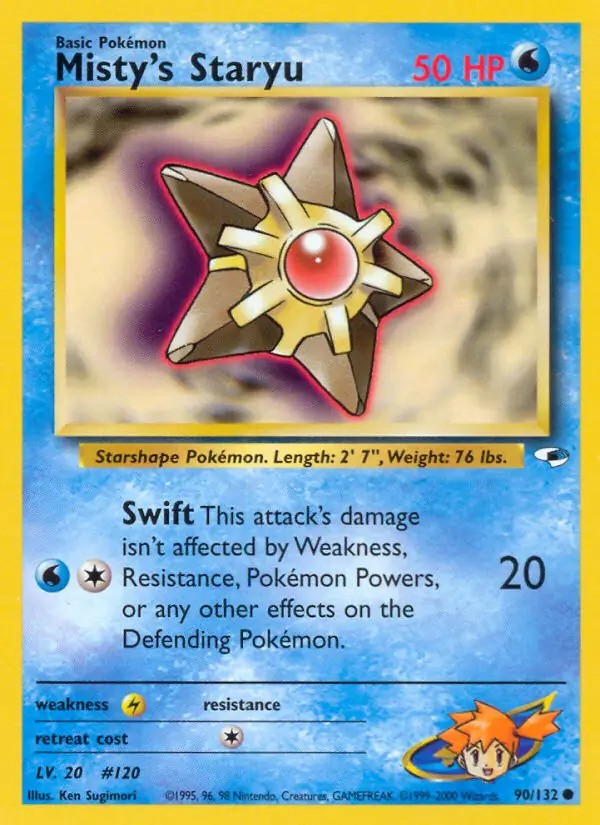 Misty's Staryu Unlimited (90/132) - [Gym Heroes]