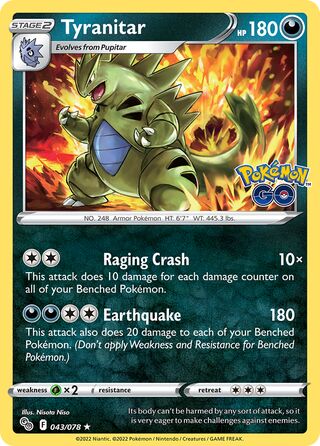 Tyranitar (043/078) - [Pokémon Go!]