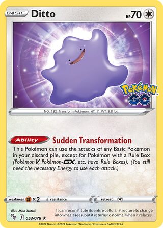Ditto (053/078) - [Pokémon Go!]