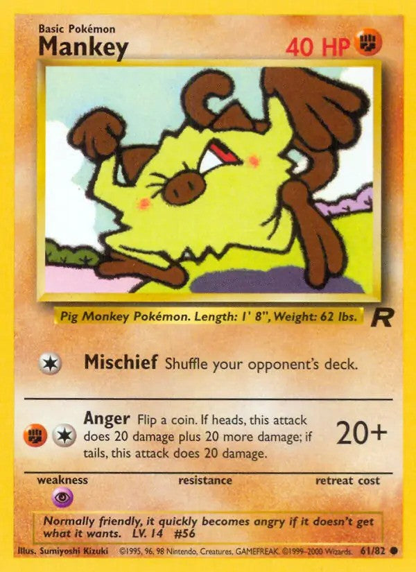 Mankey Unlimited (61/82) - [Team Rocket]